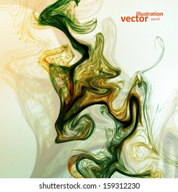 Abstract mystic vector background, futuristic wave illustration eps10