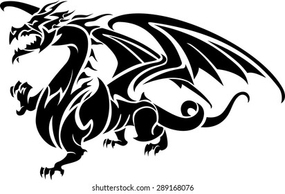 Abstract Mythical Dragon