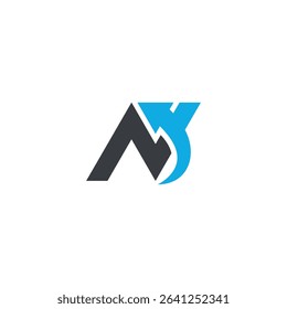 Abstract N Letter Logo with Dynamic Arrow, Vector Identity for Fast-Growing Companies.