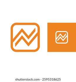 ABSTRACT N LOGO DESIGN CONCEPT VECTOR.