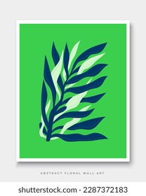 Abstract Naive Floral Groovy Posters Set. Modern Botanical Prints in Contemporary Minimalist Style. Design for fabric, print, cover, banner, decoration, wallpaper.