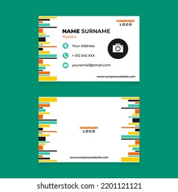 Abstract Name Card Design for business or Company