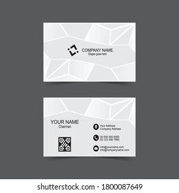 Diseño abstracto de tarjetas de nombre. Ilustración vectorial.