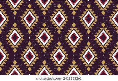 Abstraktes amerikanisches, nahtloses Muster. Farbiges amerikanisches, nahtloses Muster. Design für Hintergrund, Teppich, Tapete, Kleidung, Umhüllung, Batik, Stoff, Vektorgrafik.Stilrichtung.