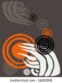 abstract native background