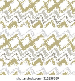 Abstract  native design in beige tones - vector seamless pattern