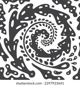 fondo natural abstracto en forma de espiral