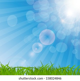 Abstract natural background vector background.