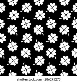 Abstract Natural Clover Seamless Pattern Background Vector Illustration EPS10