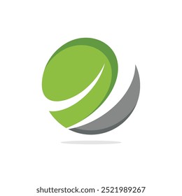 Abstract Natural Earth Logo Template Illustration Design