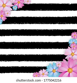 Abstrakter natürlicher floraler Hintergrund. Vektorgrafik EPS10
