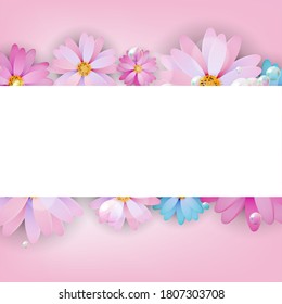 Abstract Natural Flower Background. Vector Illustration EPS10
