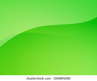 Abstract Natural Green Background, Vector Illustration