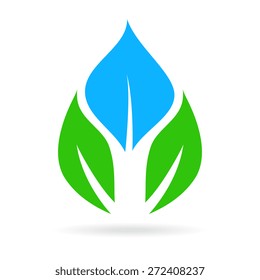 Abstract natural icon