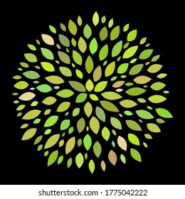 Abstract natural leaves background vector illustration EPS10