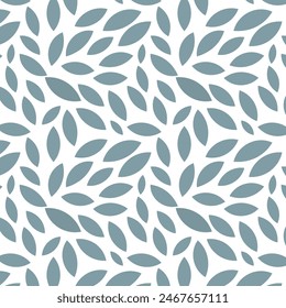  Abstractas patrón de hojas naturales, fondo de ilustración vintage, hoja verde Vector monocromo diseño abstracto gráfico.eps 10.