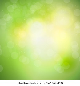 Abstract natural light background vector illustration