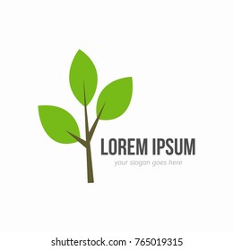 Abstract natural logo template
