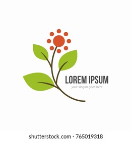 Abstract natural logo template