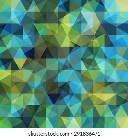 Abstract natural mosaic background consisting of triangles