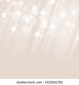 Abstract natural pastel bokeh lights background. Vector Illustration EPS10