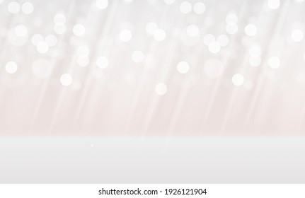 Abstract natural pastel bokeh lights background template. Vector Illustration EPS10