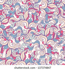 abstract natural purple pattern on beige background. vector illustration 