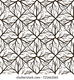 Abstract natural seamless pattern design. Background seamless, vetor illustration flat