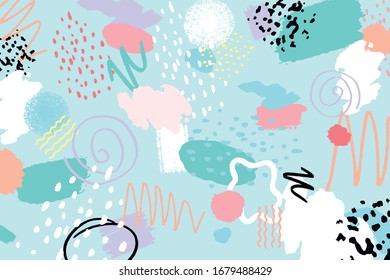 Abstract natural shape Background; Doodles; Colorful backgroundl; Organic Shapes; Colorful doodle background;