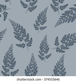 Abstract Natural Spring Seamless Pattern Background with Leaves. Vector Illustration EPS10