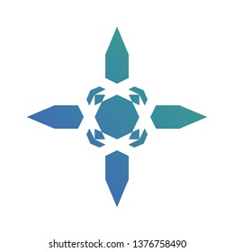 Abstract Nature Arrow Logo