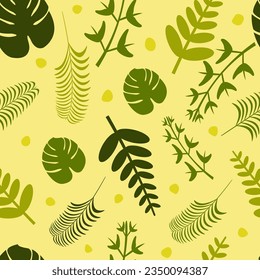 Abstract nature art vector background. Modern wallpaper shape line art. Boho foliage, botanical tropical leaves and pattern for home decor, wall art, social media post and story background