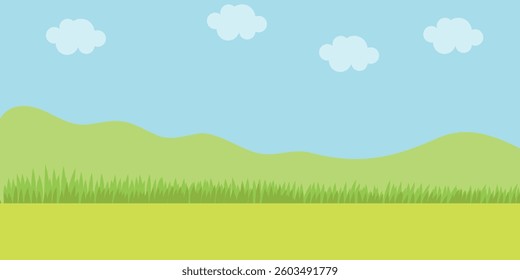Abstract nature background by layers. For banners and background. Vector illustration.
