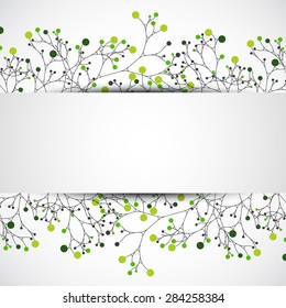 Abstract nature background. Ecology vector
