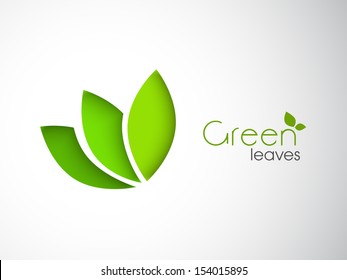 Abstract nature background with green leafs. 