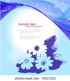 Abstract nature background with lighting effect