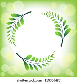 abstract nature background with place for  text.Vector illustration