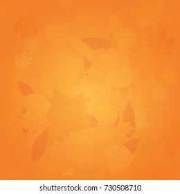 Abstract nature background. Scattered leaves. Autumn colors