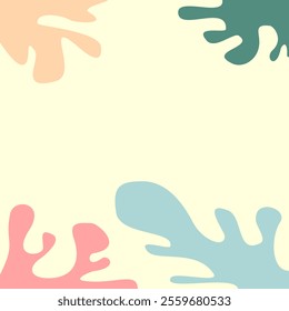 Abstract nature background with soft color design