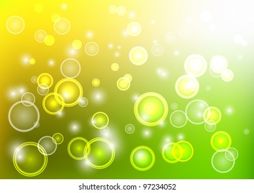 Abstract nature background with spotlights. EPS10. Used effect opacity transparency of spotlights