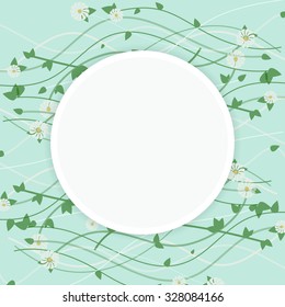 Abstract nature background. Vector