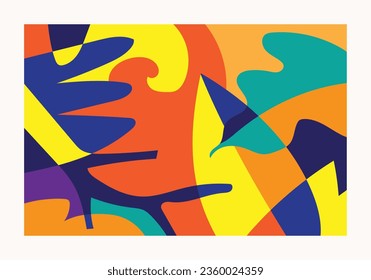 abstract nature background of vector colour full for fabric, poster, name card, postcard, textile, wall paper, art print, packaging, brochure, banner, label, fashion, 