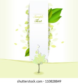 Abstract nature background. Vector design.