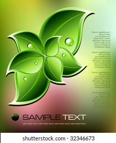 abstract nature background - vector illustration