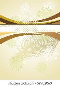 abstract nature background, vector illustration