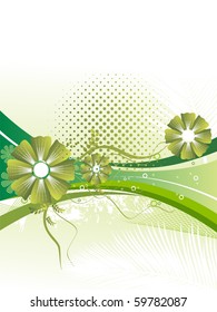 abstract nature background, vector illustration