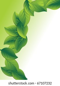 abstract nature background, vector illustration