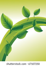 abstract nature background, vector illustration