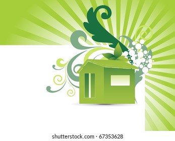 abstract nature background, vector illustration