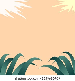Abstract nature background with wild grass design